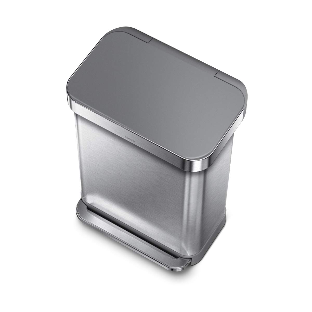 55L Rectangular Step Can with Liner Pocket + Bonus 4.5L Step Can - Image 3