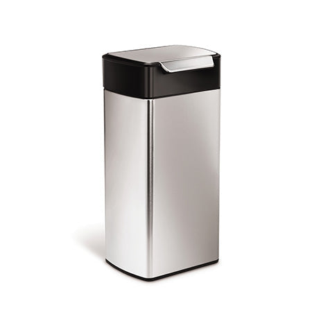 30L rectangular steel touch-bar can - Image 2