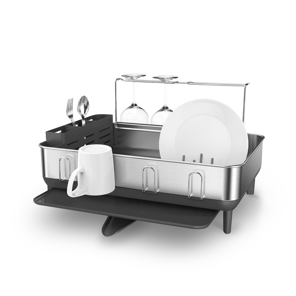 Steel Frame Dishrack with Sink Caddy - Image 10