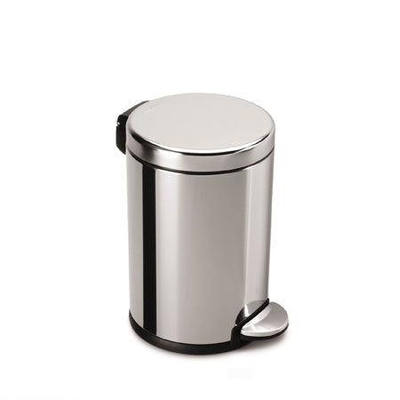 4.5L mini round steel step trash can** - Image 4