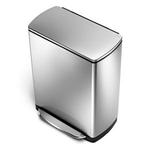 50L Wide-Step Rectangular Trash Can
