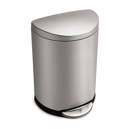 50L semi-round step trash can - Image 2