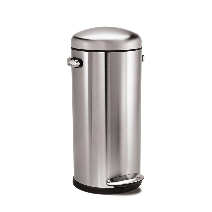 30L round retro step trash can - Image 12