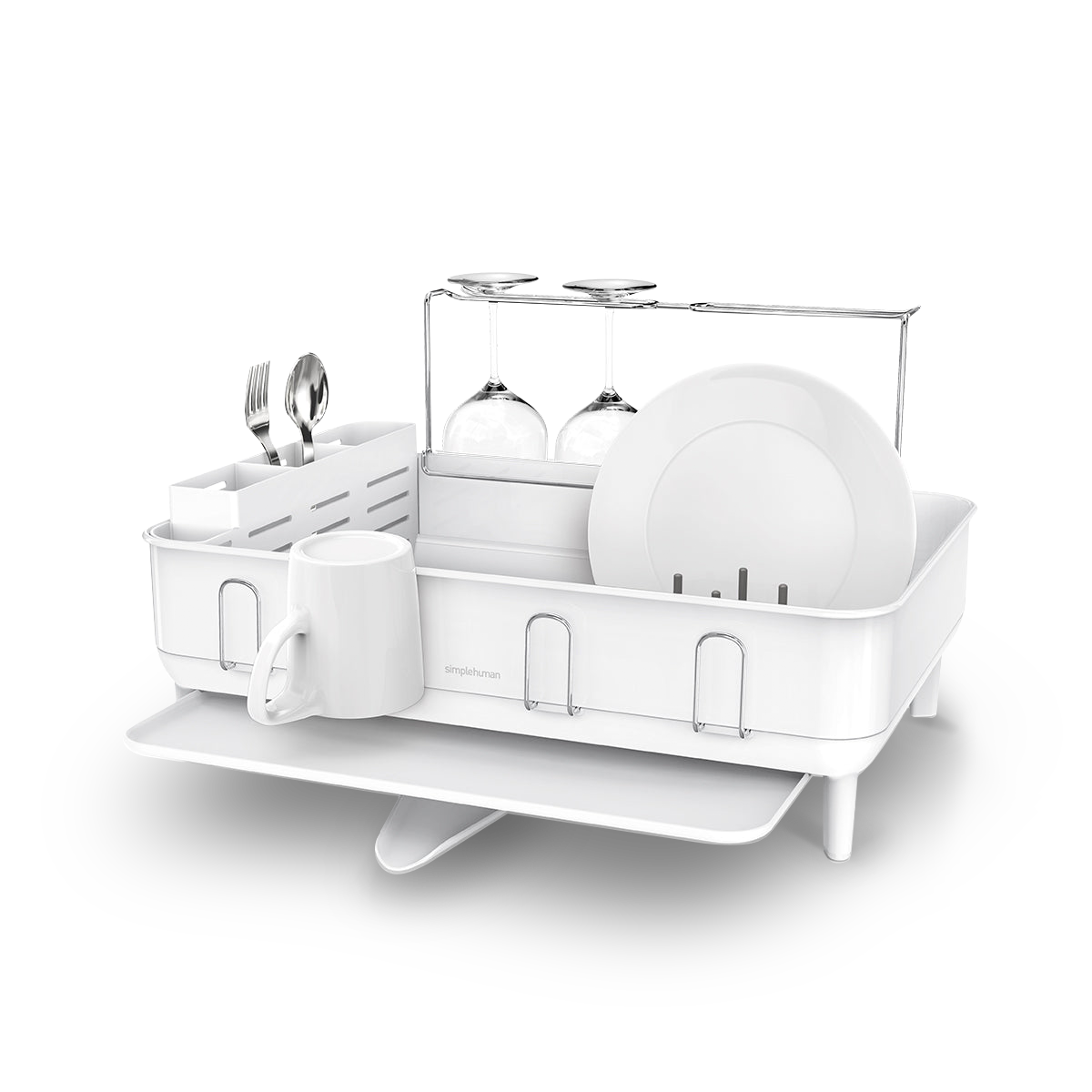 Steel Frame Dishrack with Sink Caddy - Image 7