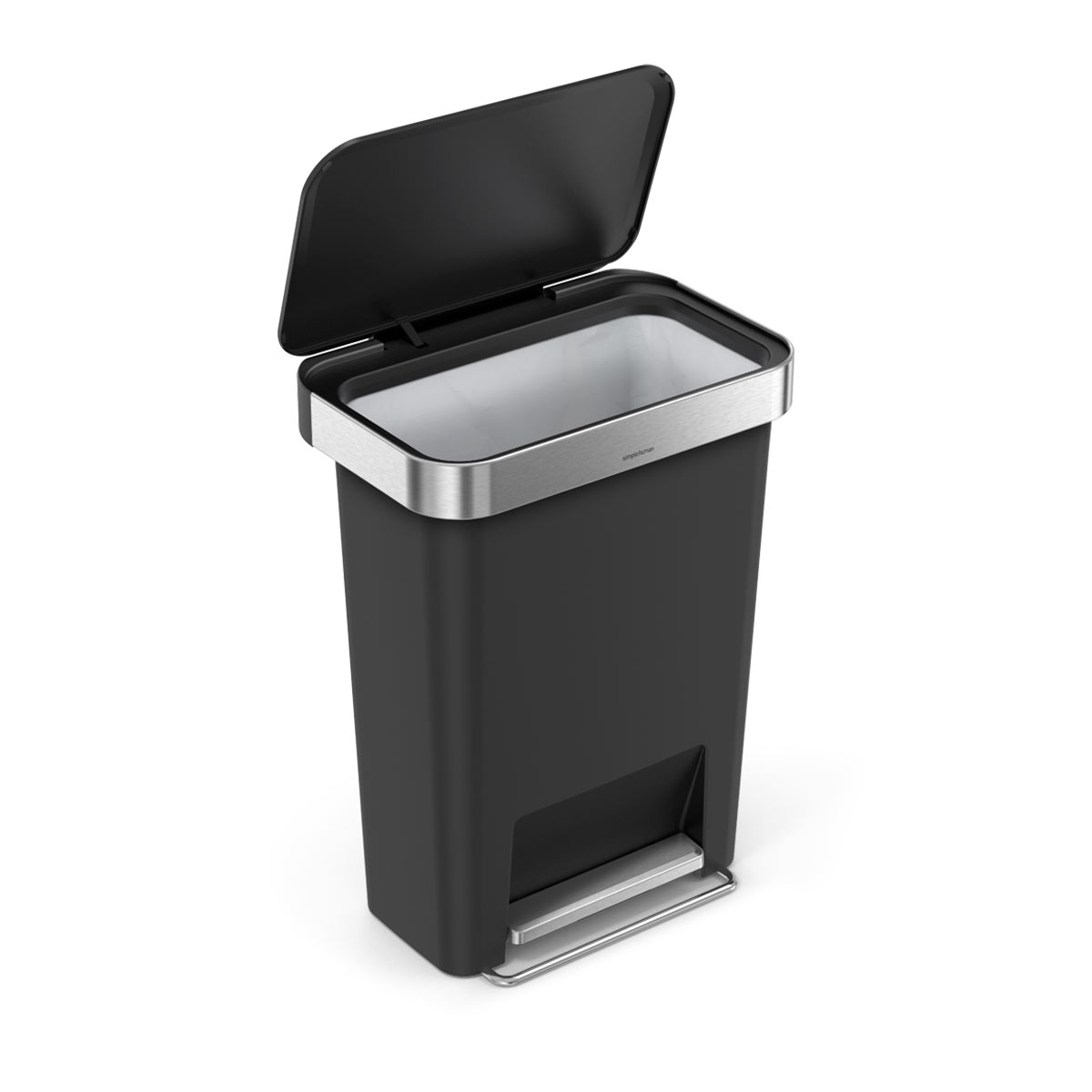 45L Plastic Rectangular Step Can with Liner Pocket (CB) - Image 3