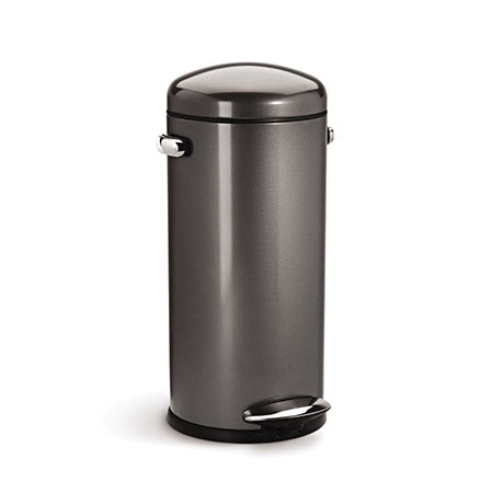30L round retro step trash can - Image 4