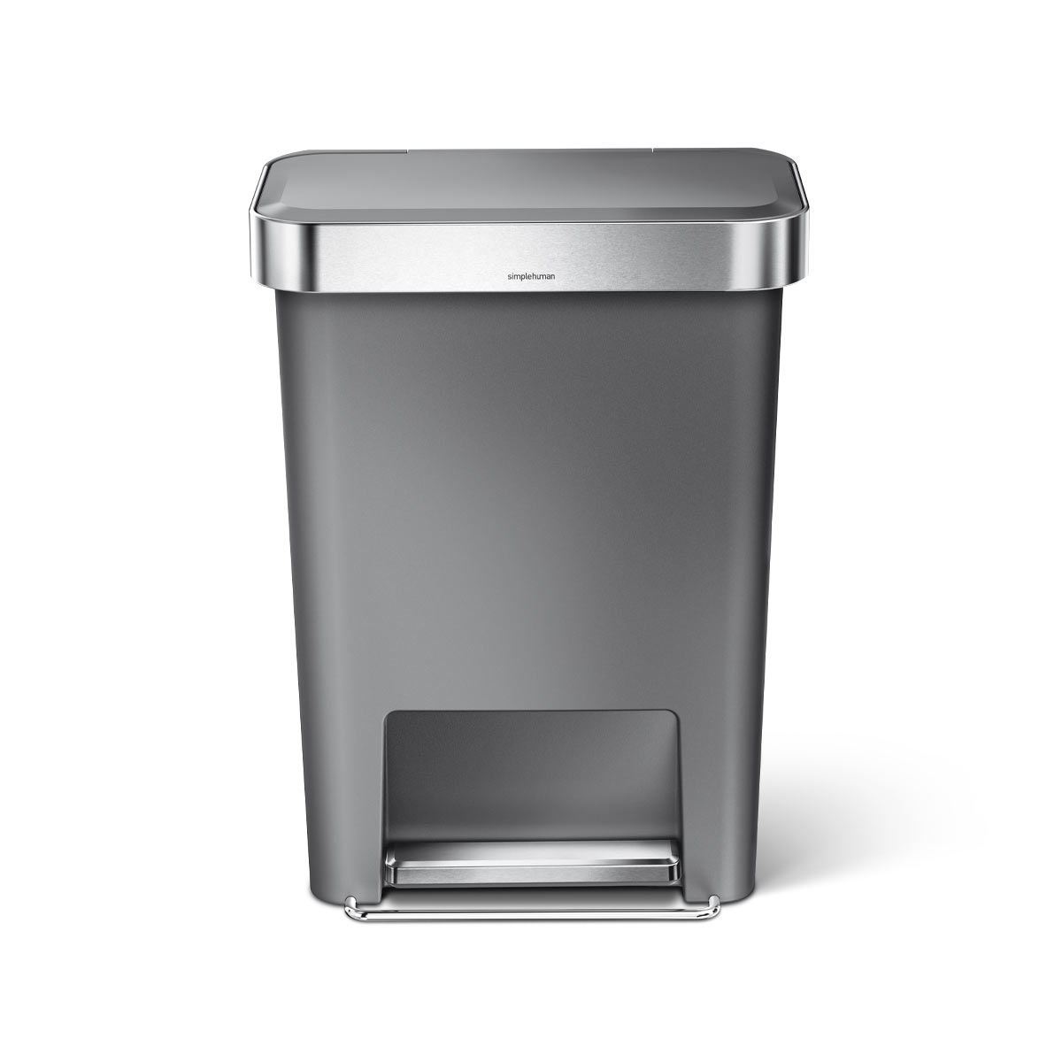 45L Plastic Rectangular Step Can with Liner Pocket (CW1396) - Image 2